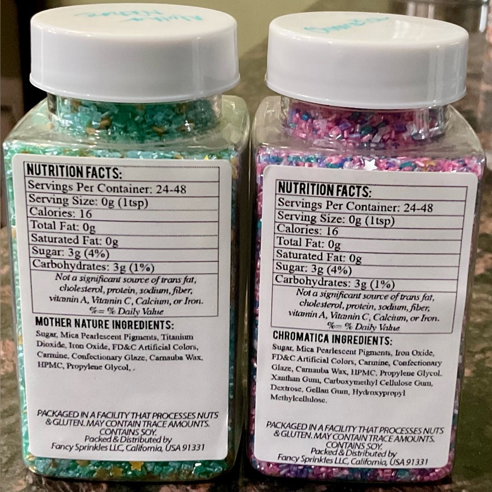 Fancy Sprinkles Sugar - 2 bottles - Picture 4 of 5
